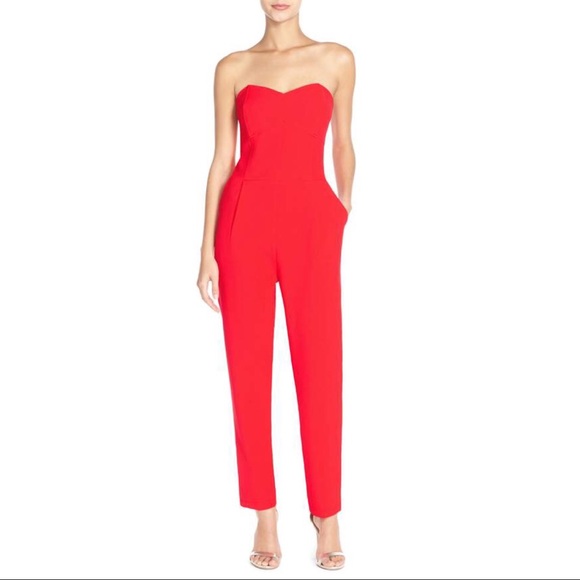 red jumpsuit h&m